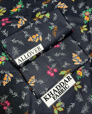 2 Pcs Women's Unstitched Khaddar Digital Print Suit