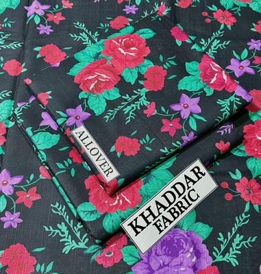 2 Pcs Women's Unstitched Digital Print Suit