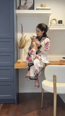 3 Pcs Women's Unstitched Printed Suit