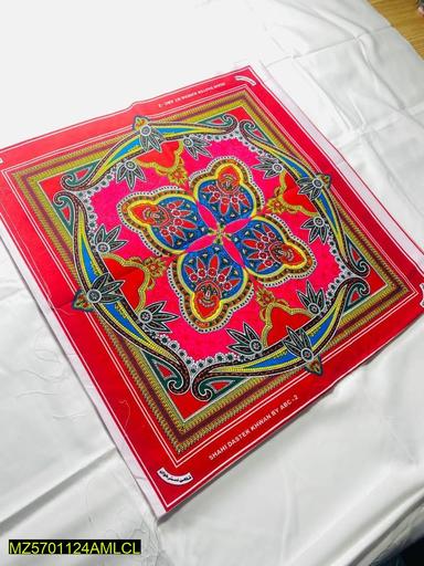 12 Pcs Crystal Cotton Dastar Khwan