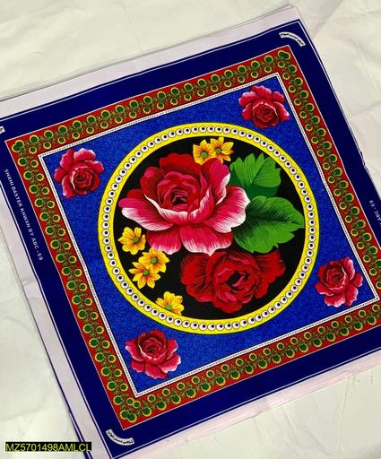 12 Pcs Crystal Cotton Printed Dastar Khwan