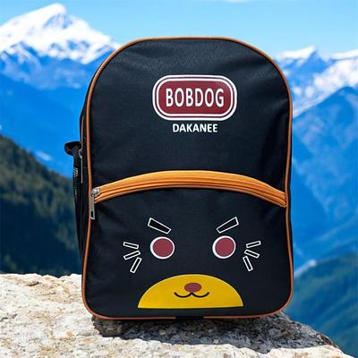 Logo Printed Rubber School Bag For Girls And Boys