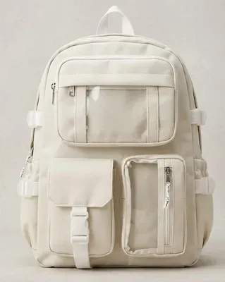 Casual Backpack with transparent pocket thumbnail 2