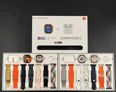 Smart Watch Ultra with Earbuds Golden 2.3" Display thumbnail 2
