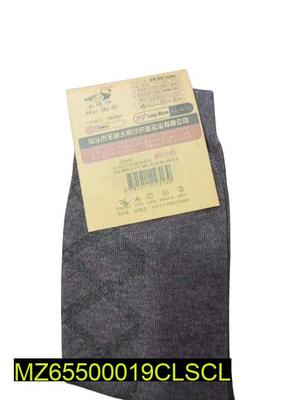 Men's Wool Crew Printed Socks