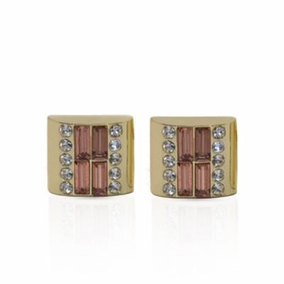 Cufflers Designer Gold Square Cufflinks CU-2032 with Free Gift Box