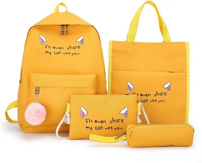 17 Inches 4 Pcs Casual Backpack