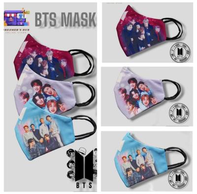 Girl's BTS Face Mask- Pack Of 6
