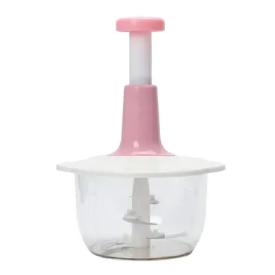 2L Manual Food Chopper Gray ABS thumbnail 4