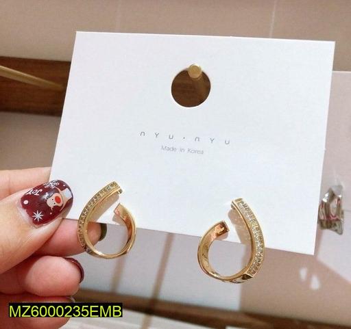 Imported Pie Shaped Earrings