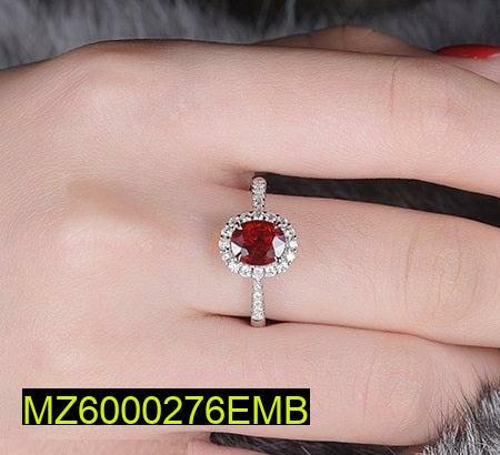 Imported Oval Zircon Ring