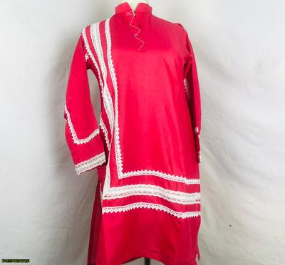 Women's Stitched Arabic Lawn Embroidered Shirt