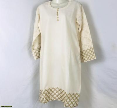 Women's Stitched Arabic Lawn Embroidered Shirt