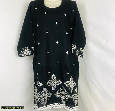 Women's Stitched Arabic Lawn Embroidered Shirt