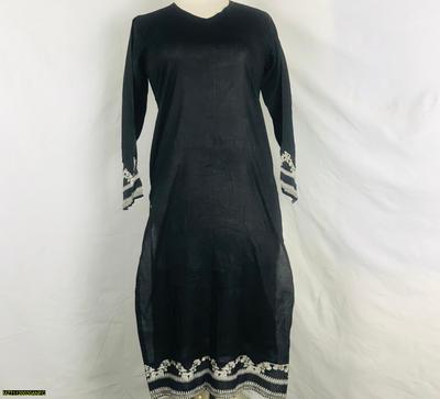 Women's Stitched Arabic Lawn Embroidered Shirt