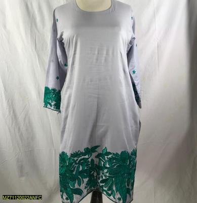 Women's Stitched Arabic Lawn Embroidered Shirt