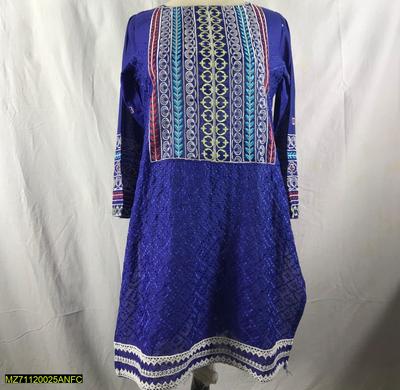 Women's Stitched Arabic Lawn Embroidered Shirt