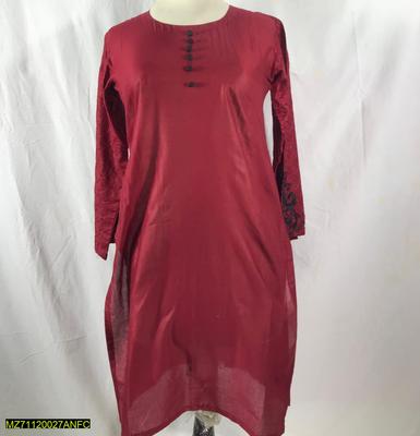 Women's Stitched Arabic Lawn Embroidered Shirt