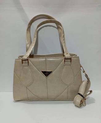 Women's PU Leather Plain Top Handle Shoulder Bag