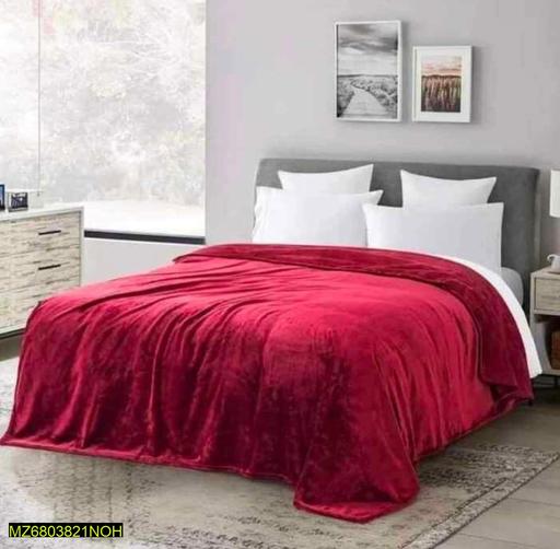 Fleece Printed Double Bed Blanket