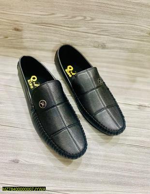 Men's Rexine Comfortable Loafers Black thumbnail 4