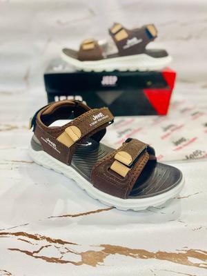 Men's Brown Rexine Formal Sandals - 1 Pcs