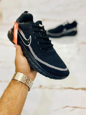 Men's Running Joggers - Comfortable Fabric in Black (1 Pcs)