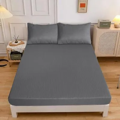 3 Pcs Cotton Sotton Embossed Fitted Sheet