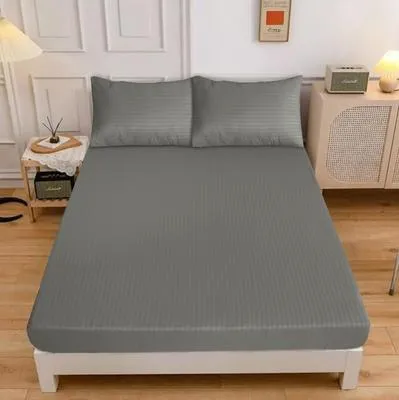 3 Pcs Cotton Sotton Embossed Fitted Sheet