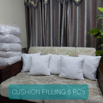 5 Pcs Cotton Polyester Plain Cushion Filling