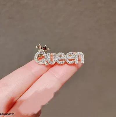 Queen Name Brooch