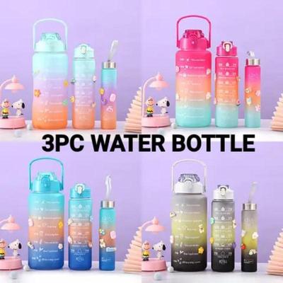 3 Pcs Sports Water Bottle