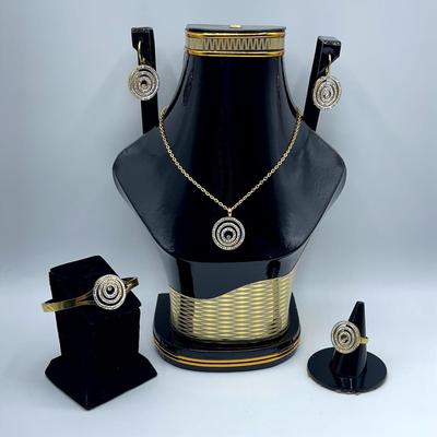 Golden Plated Necklace Set 
