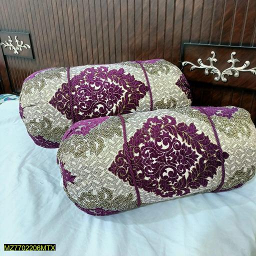 2 Pcs Velvet Jacquard Pillow Covers