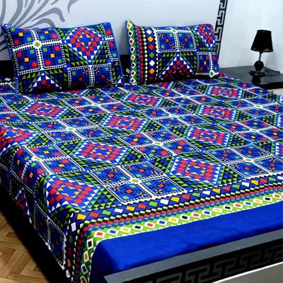 Crystal Cotton Printed Double Bedsheet