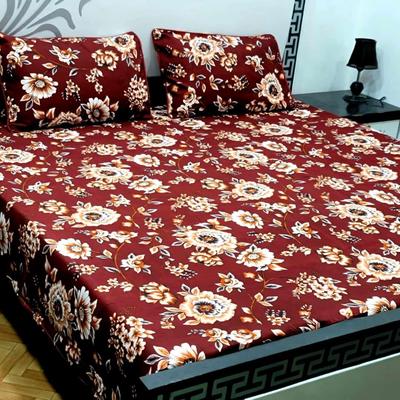 Crystal Cotton Printed Double Bedsheet