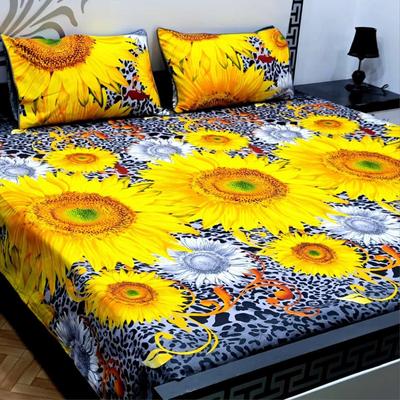 Crystal Cotton Printed Double Bedsheet