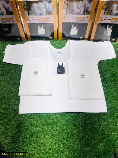 Men's Cotton Vest, Pack Of 3