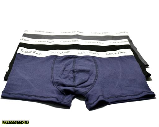 Men's Cotton Trunks, Pack Of 3