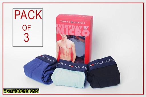 Men's Cotton Boxer Briefs, Pack Of 3