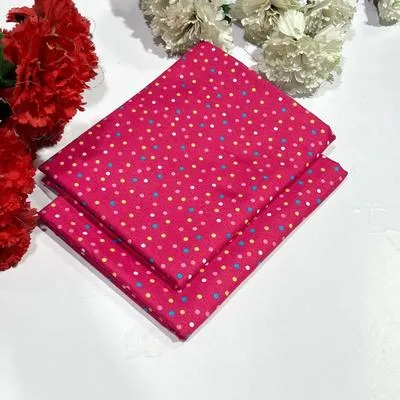 2 Pcs Women's Unstitched Printed Suit