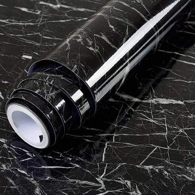 Self Adhesive Black Marble Sheet 