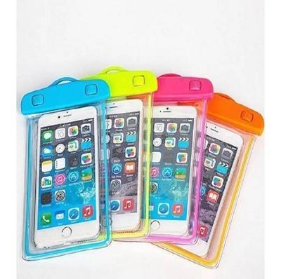 White Silicone Mobile Pouch - 1 Pcs