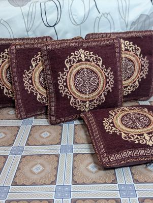 5 Pcs Velvet Jacquard Printed Cushion Cover