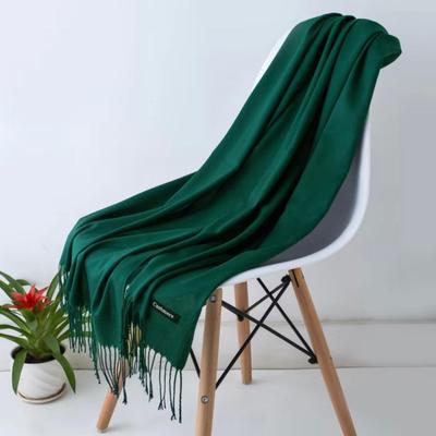 1 Pc Cashmere Plain Stoles