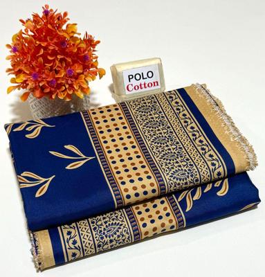 2 Pcs Women's Unstitched Printed Suit