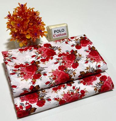 2 Pcs Women's Unstitched Printed Suit