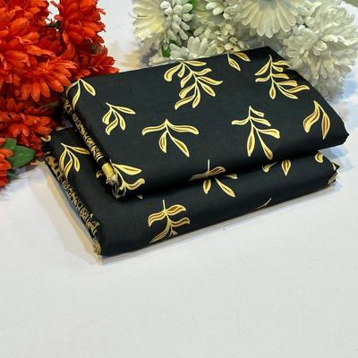 2 Pcs Women's Unstitched Printed Suit