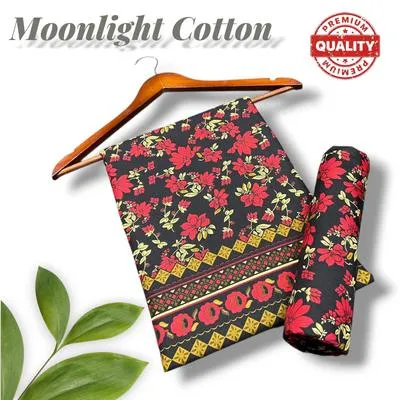 2 Pcs Women's Unstitched Printed Suit