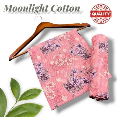 2 Pcs Women's Unstitched Printed Suit